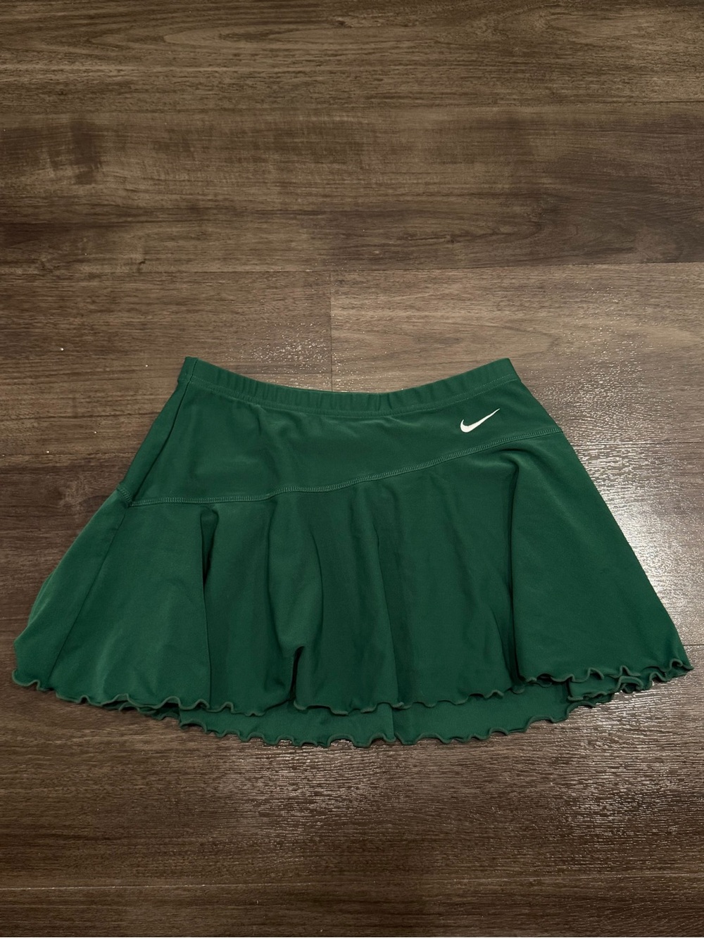 Nike Dark Green Ruffled Skater Skirt